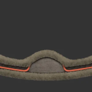 Housse Tissu coton pour sangle longue forme demi-lune