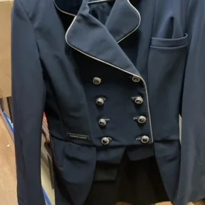 Mini-frac Lamantia Couture femme SoftShell col velours marine