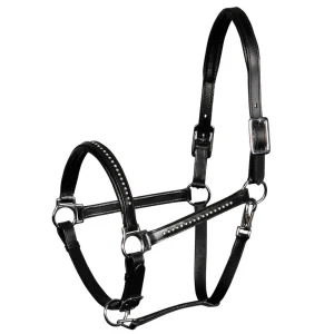 28500023_zwart.jpgv1691440684 Licol cuir Finesse Crystal Harry's Horse