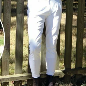Pantalon d'équitation blanc pour homme Performance Alex