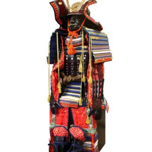 A020-Armure-de-samourai-Rouge-614×800-1.jpg Armure japonaise de samouraï Rouge