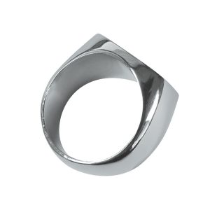 Chevalière maçonnique « Deux colonnes » inox