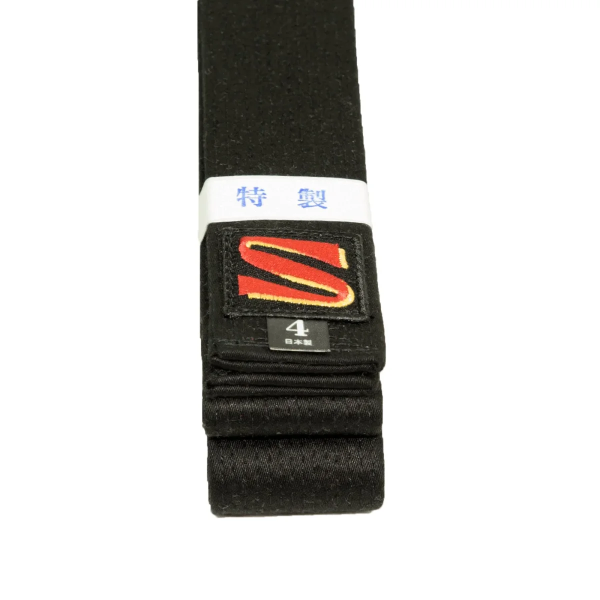 Kuroobi Shusu Deluxe Extra Epais (JOGS) - Ceinture noire – Image 3