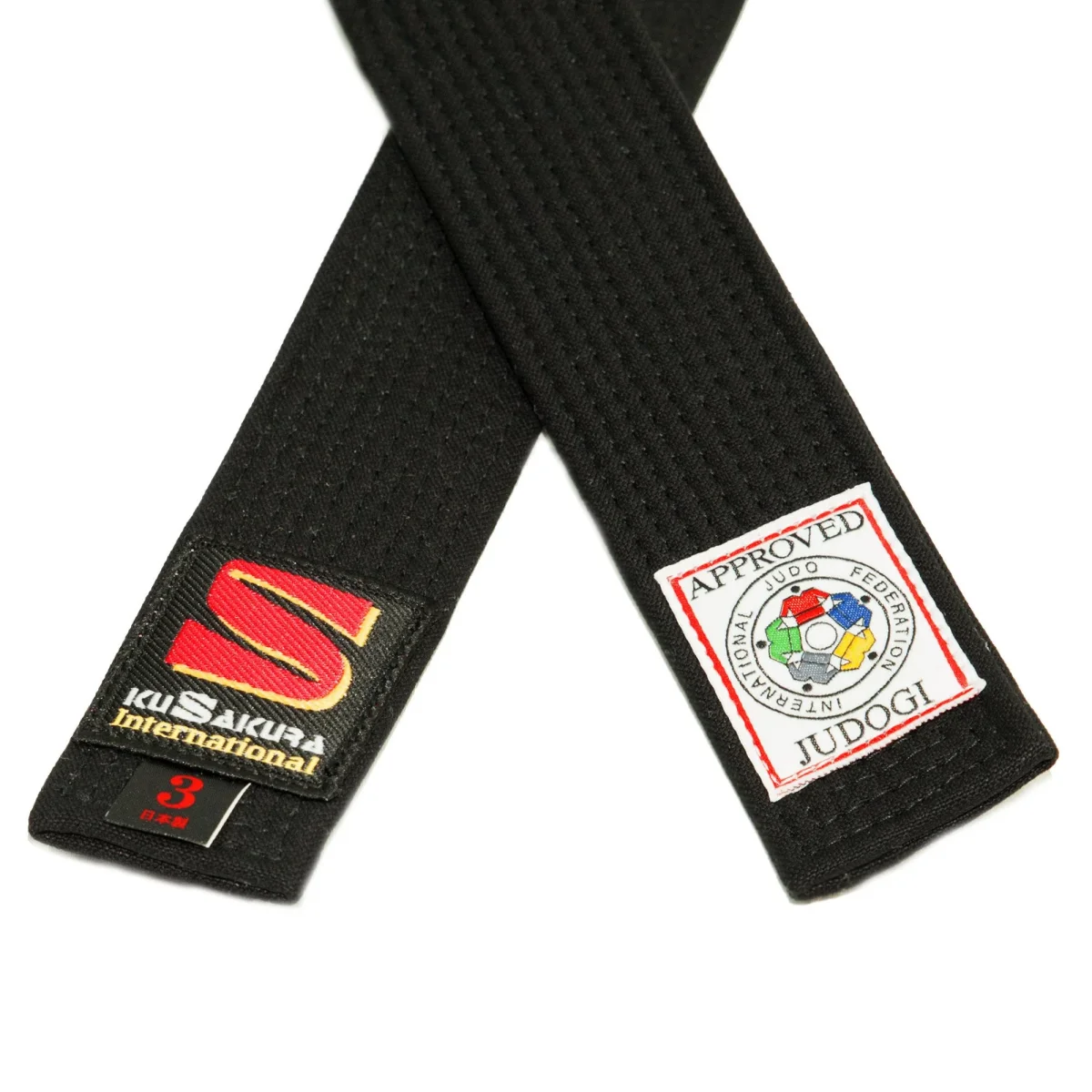 Kuroobi FIJ Standard (JOIB) - Ceinture noire - Homme – Image 4