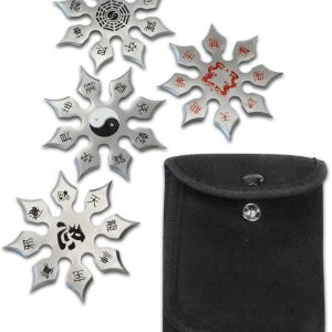 Lot de 4 Shurikens  »Ryuuseigun »
