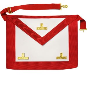 Tablier Vénérable Maître au R.E.A.A., en cuir