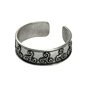 Bague celte Triskels (taille ajustable)