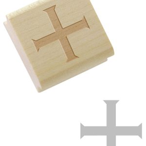 Tampon Croix Pattée Alésée