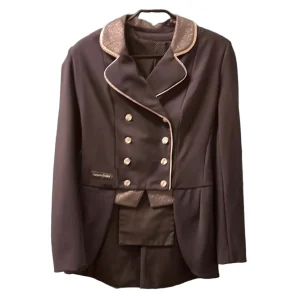 Mini-frac Lamantia Couture femme SoftShell noir-argent strass