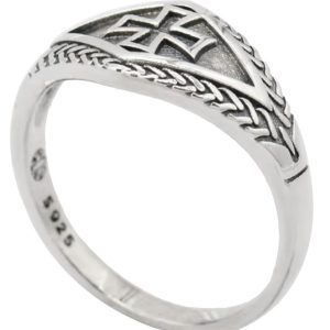 Anneau « Templier » en argent