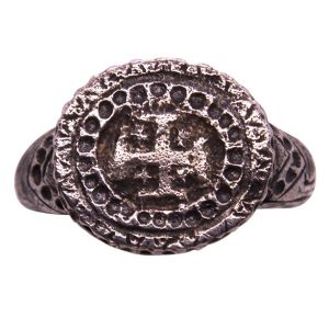 Bague argent Croix de Jérusalem