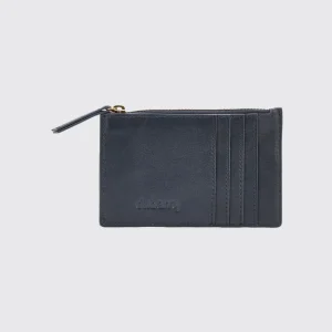 Porte-cartes en cuir Broomhill - Navy