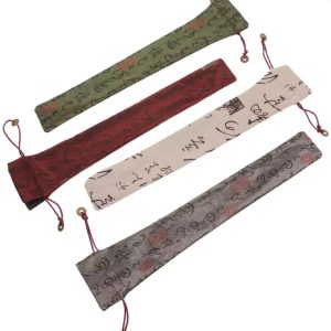 Housse de protection en tissu pour éventail de Tai Chi 太極扇