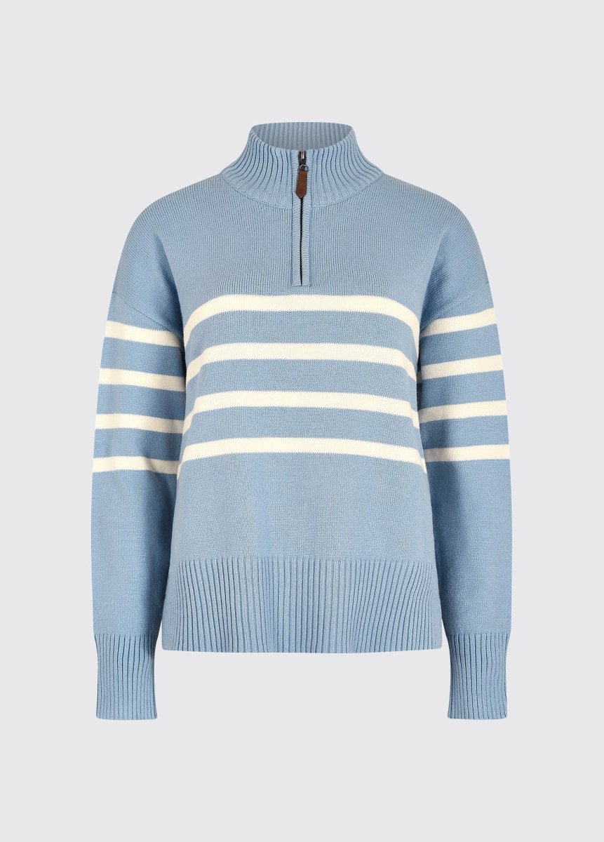 Pull à col zippé Fonthill - Dusty Blue