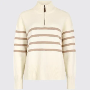 fonthill-womens-zip-neck-sweater-oyster-447466-1.jpgv1741625149 Pull à col zippé Fonthill - Oyster