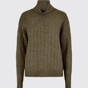 Pull torsadé Hopkins - Dusky Green