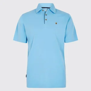 Polo à trois boutons Kilmurray - Azure