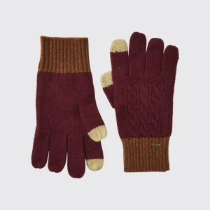 Gants tricotés Ballyhide - Ox Blood