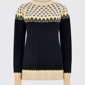 Pull Fair Isle Thornfield Femme - Navy