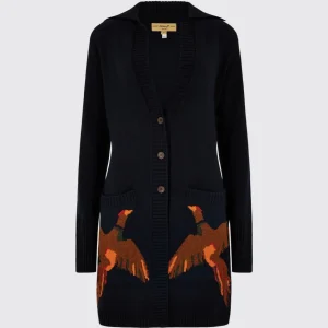 Cardigan en maille Dromore - Navy