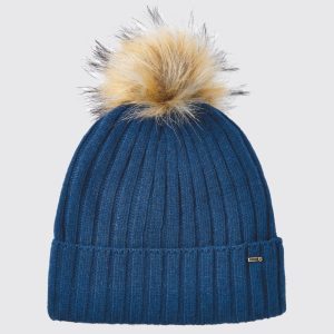 Bonnet en laine mélangée Curlew - Peacock Blue