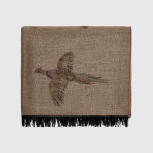 Châle en laine Birchdale -  Taupe