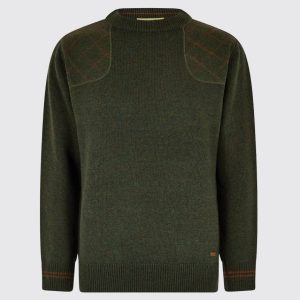 Pull en laine mélangée Clarinbridge - Olive