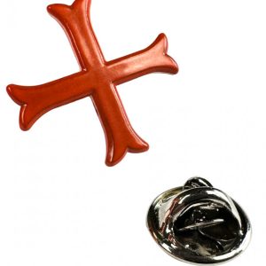 Pin’s Croix Templier Rouge