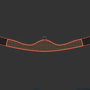 Sangle de base en tissu coton longue forme demi-lune