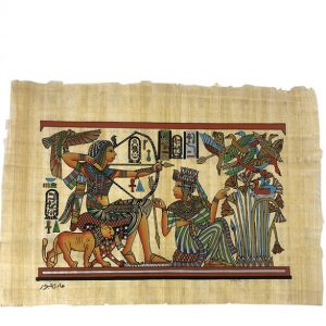 Tableau Égypte su papyrus