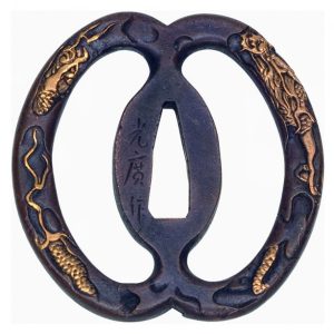 Tsuba Musashi fait main